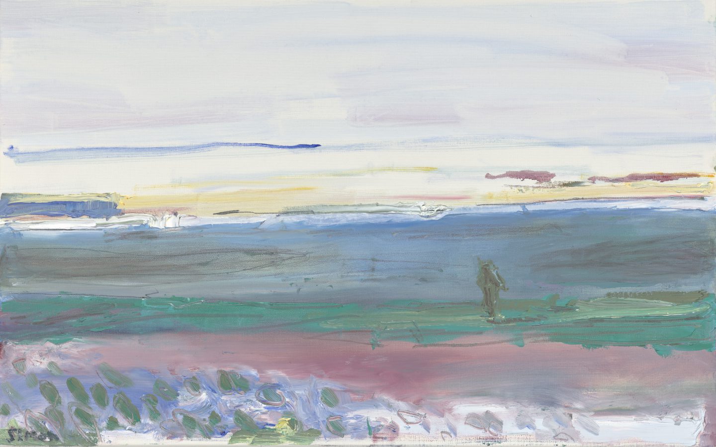 Wattenmeer auf Föhr (mit Figur)